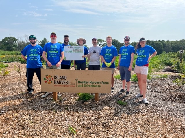 Vandis team at Island Harvest Farm