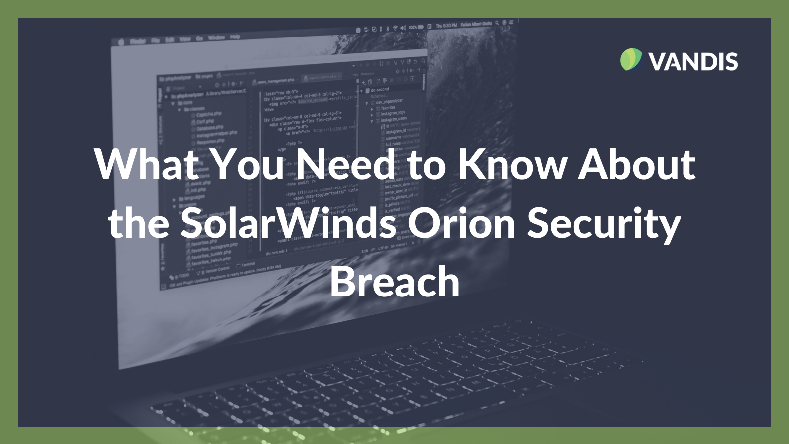 solarwinds orion breach